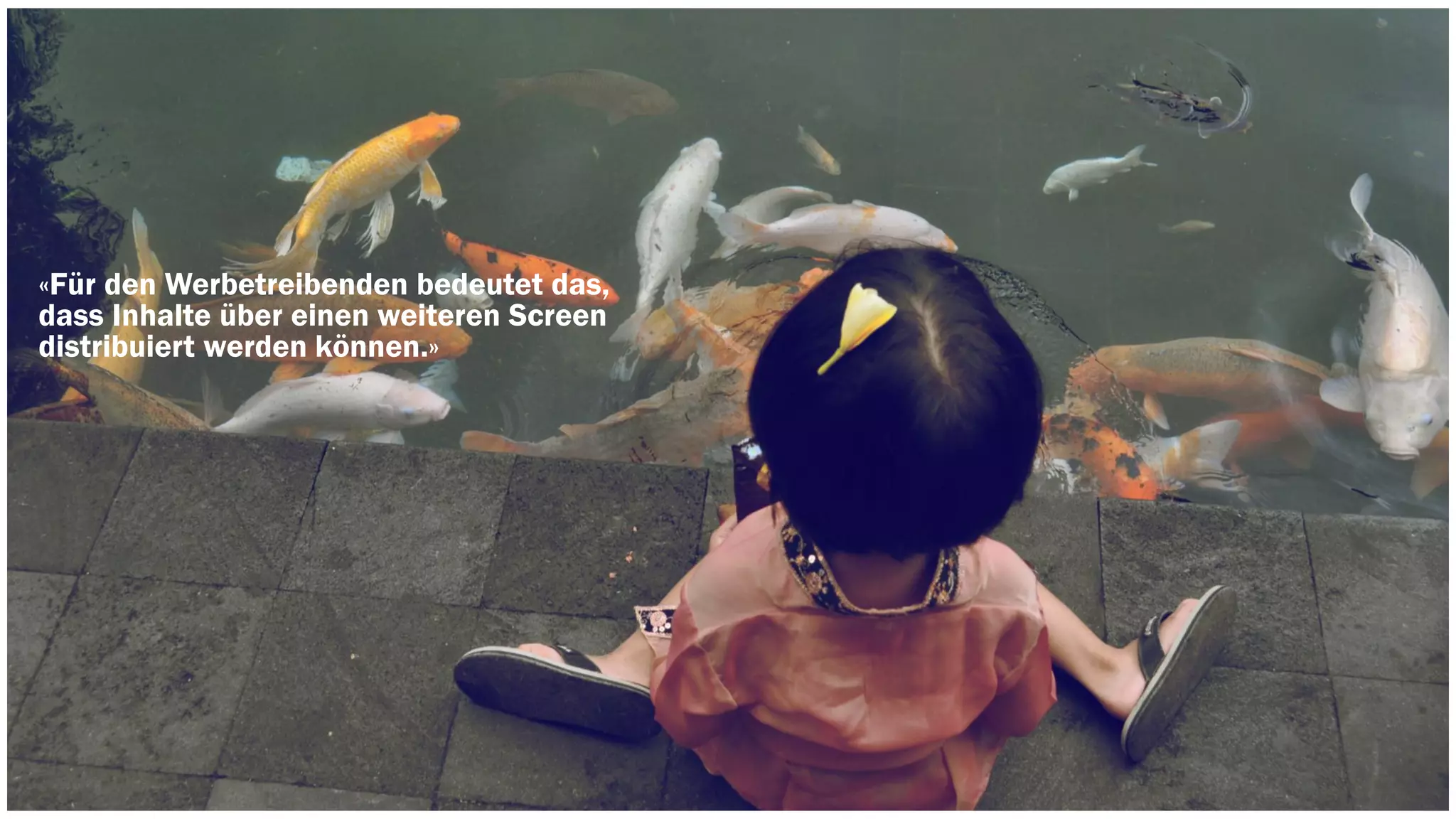 «Für den Werbetreibenden bedeutet das, 
dass Inhalte über einen weiteren Screen 
distribuiert werden können.» 
 