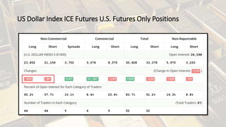 US Dollar Index ICE Futures U.S. Futures Only Positions
 