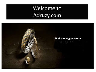 Welcome to
Adruzy.com
 