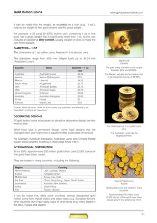 Gold bullion coins guide | PDF