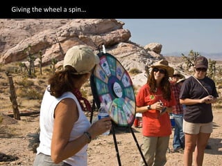 Giving the wheel a spin