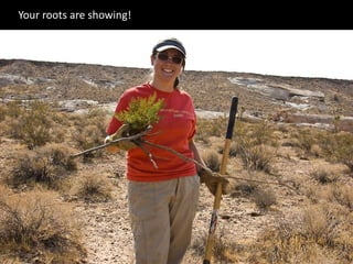 Your roots are showing!