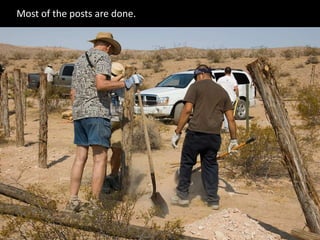 Most of the posts are done.
