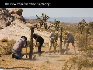 The view from this office is amazing!