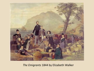The Emigrants 1844 by Elizabeth Walker
 