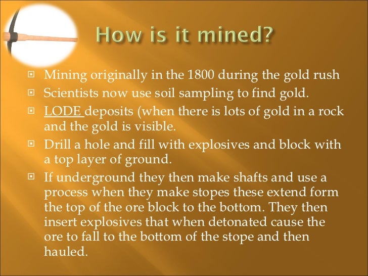 Gold chemistry presentation