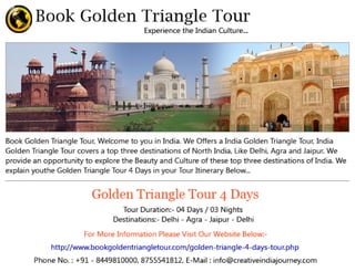 Golden triangle-tour-4-days