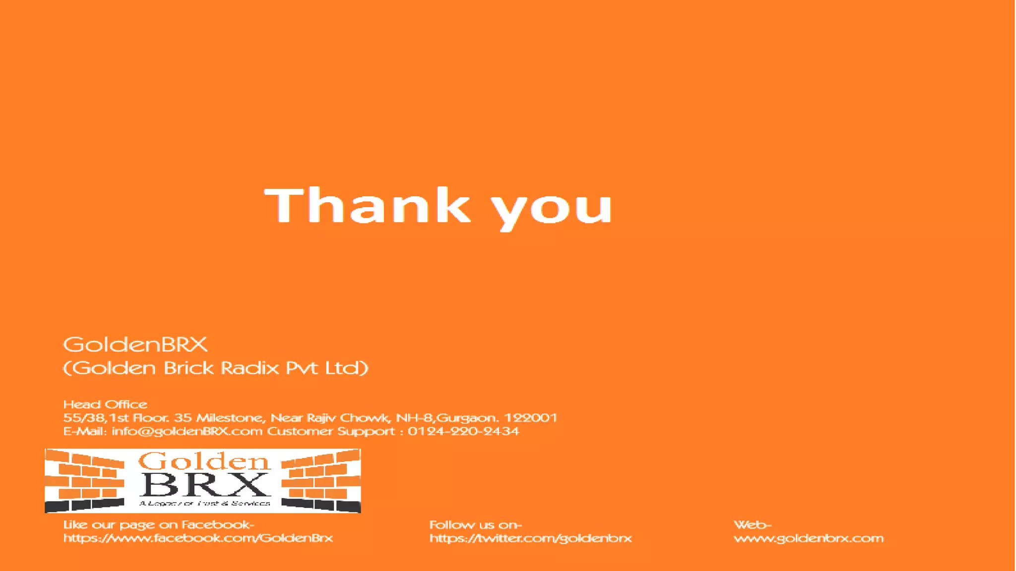 Golden brx corporate profile | PPT