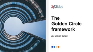 The
Golden Circle
framework
by Simon Sinek
 