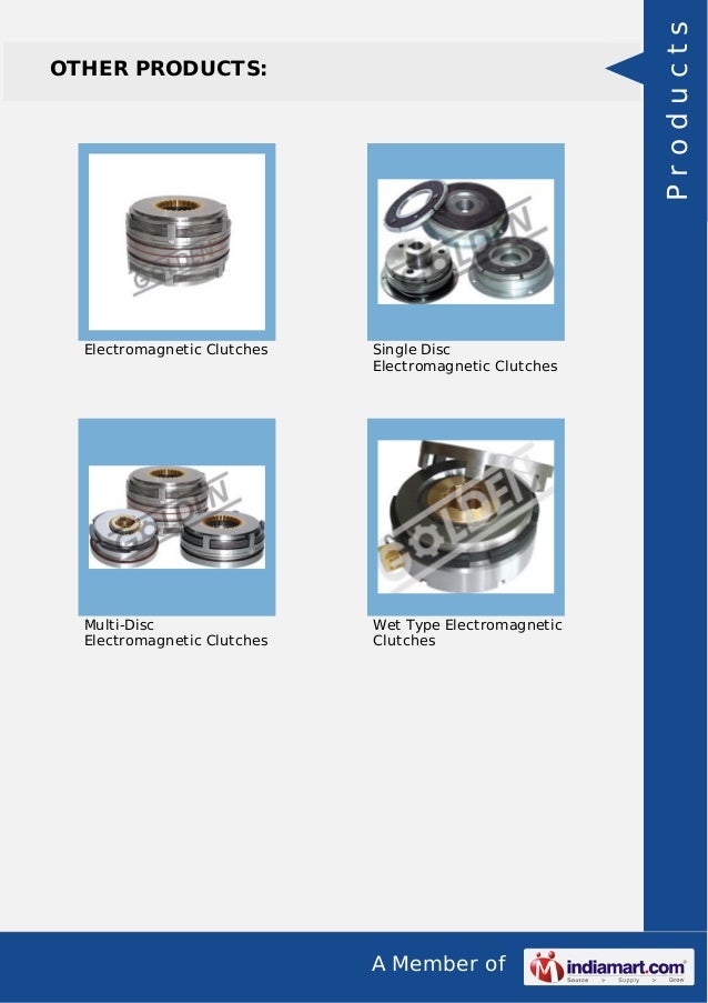 Golden Precision Products P Ltd, Mumbai, Shaft Mounted Clutches