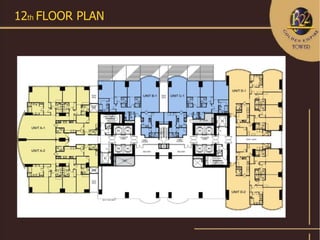12th FLOOR PLAN
 