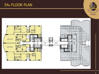 54th FLOOR PLAN
 