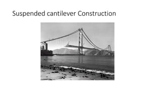 Suspended cantilever Construction
 