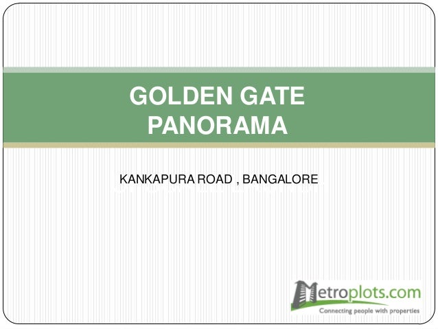 Golden Gate Panorama Apartments in Kanakapura Bangalore ...