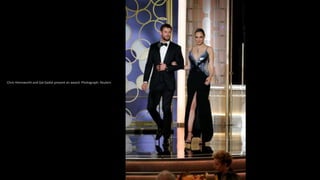 Emily Ratajkowski arrives at the 74th Annual Golden Globe Awards in Beverly HillsMike Blake/Reuters
 