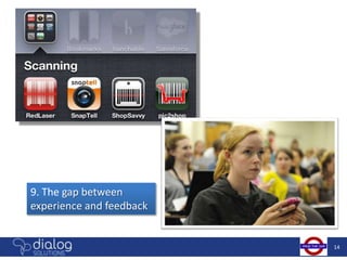 9. The gap between
experience and feedback


                          14
 