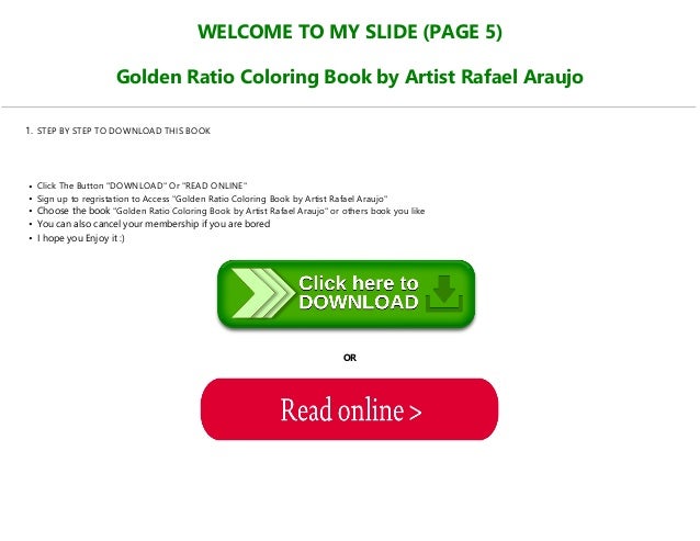 Download Download In Pdf Golden Ratio Coloring Book By Artist Rafael Araujo