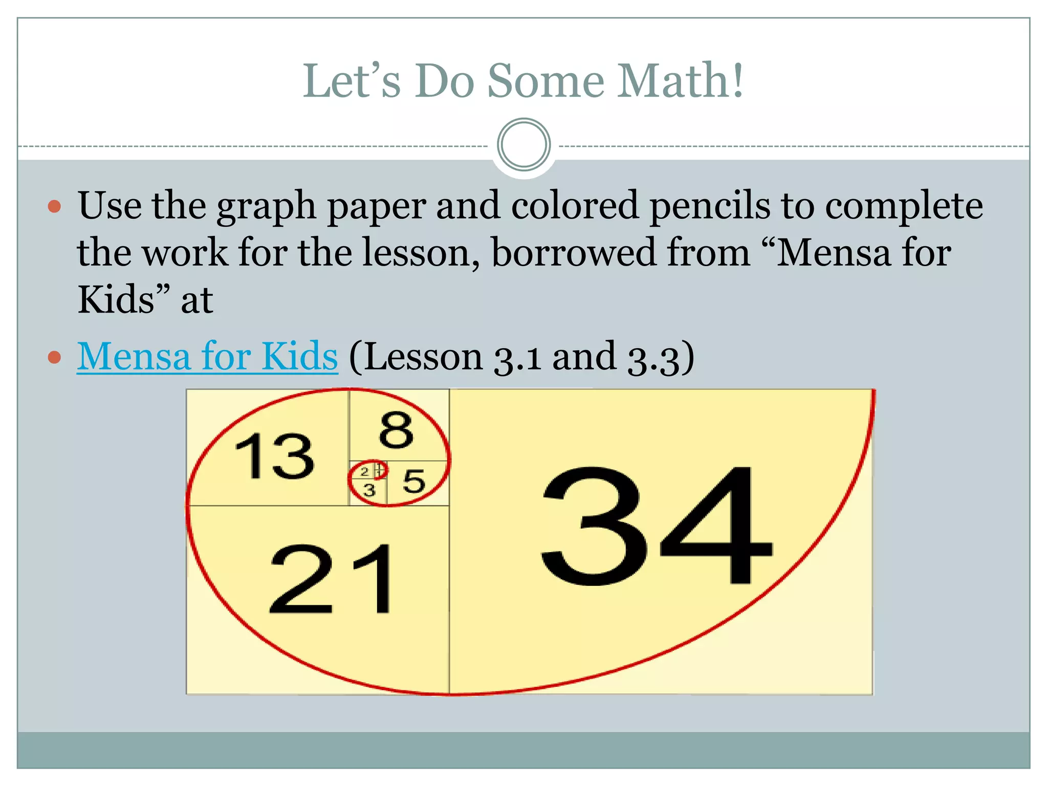 Mensa for Kids | PPT