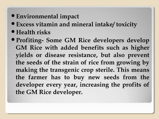 Golden rice | PPT