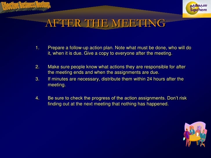 Golden Rules For Effective Business Meetings