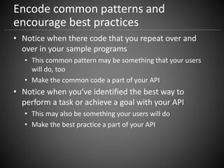 Golden Rules of API Design Slide 23