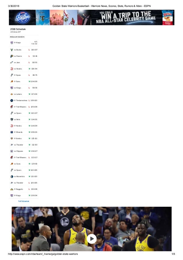 Golden State Warriors Basketball Warriors News Scores Stats Rumo