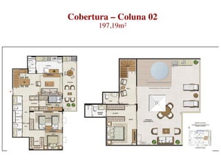 Cobertura – Coluna 02
       197,19m²
 