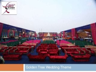 Golden Tree Wedding Theme
 