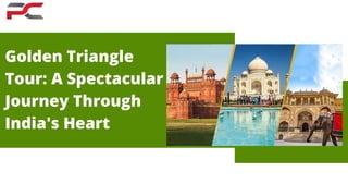 Golden Triangle
Tour: A Spectacular
Journey Through
India's Heart
 