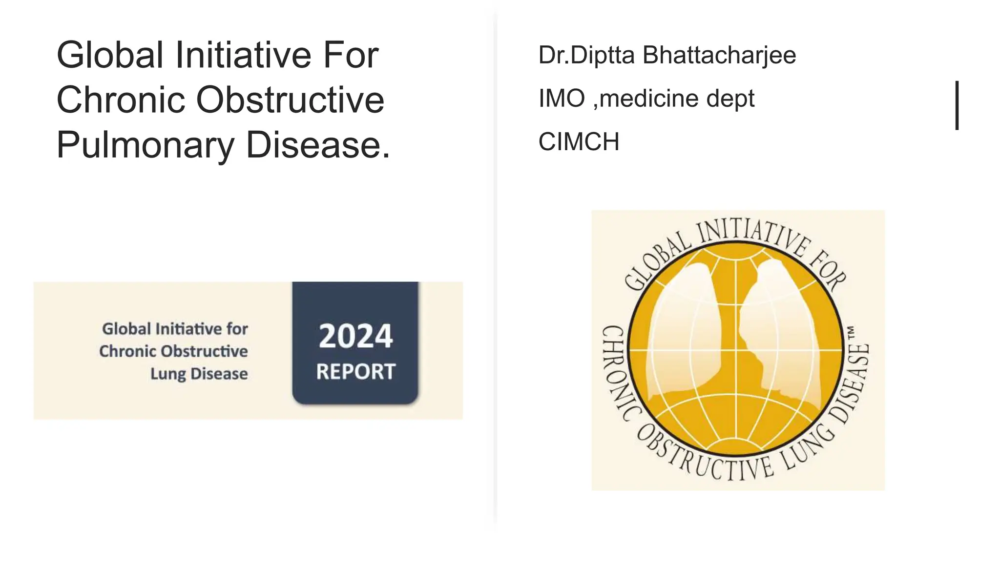 Gold COPD guideline 2025 . A review on change in guideline by GOLD . PPT