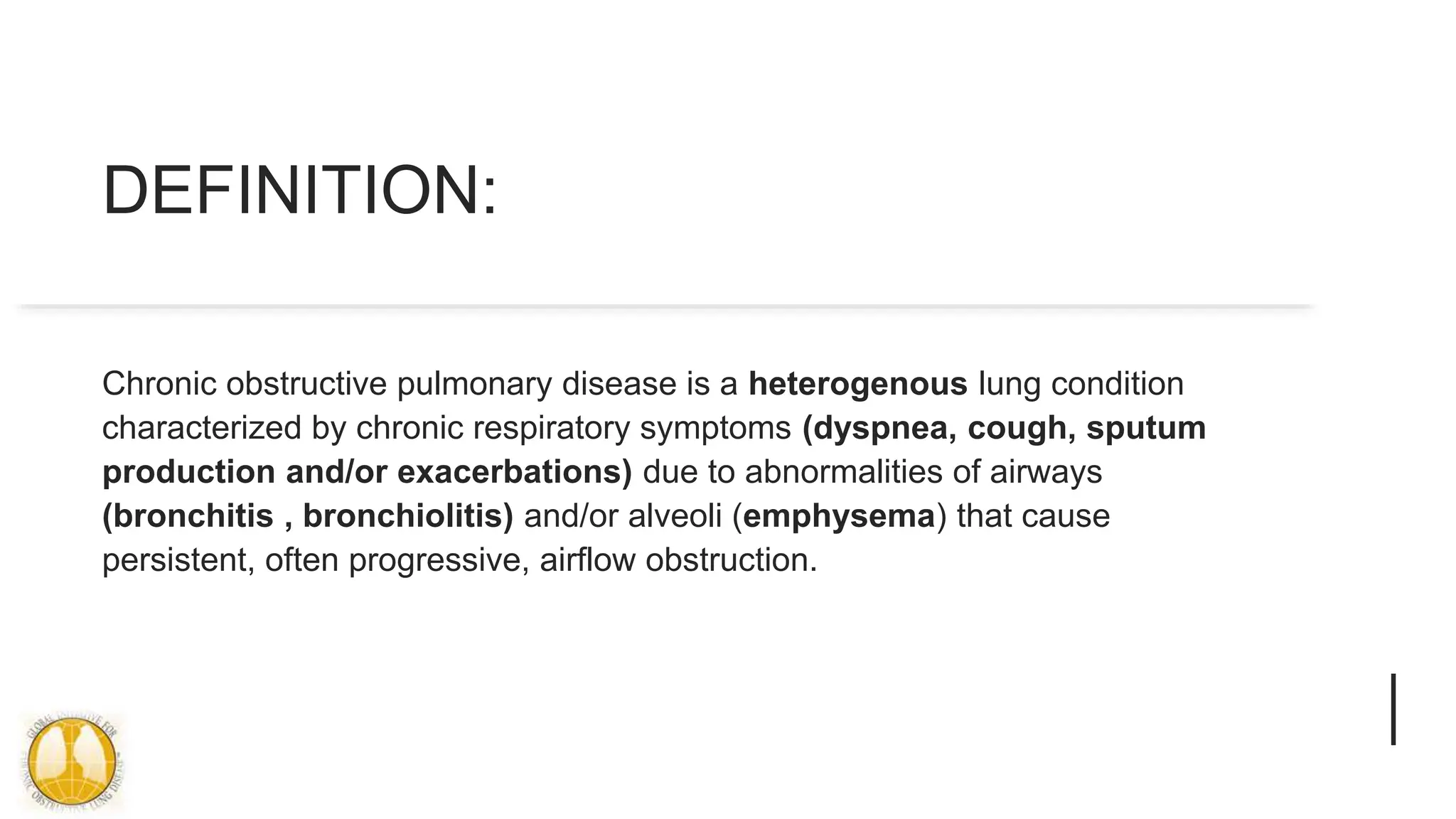 Gold COPD guideline 2024 . A review on change in guideline by GOLD . | PPTX