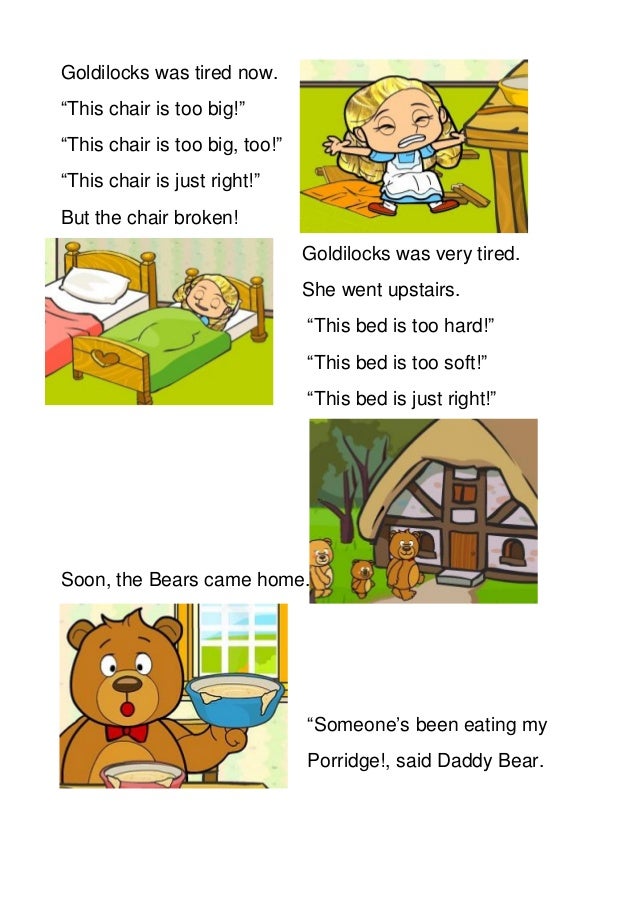 goldilocks just right goldilocks just right