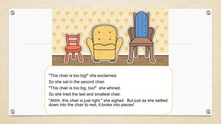 Goldilocks and the three bears | PPTX