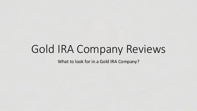 Best GOLD IRA Company Reviews