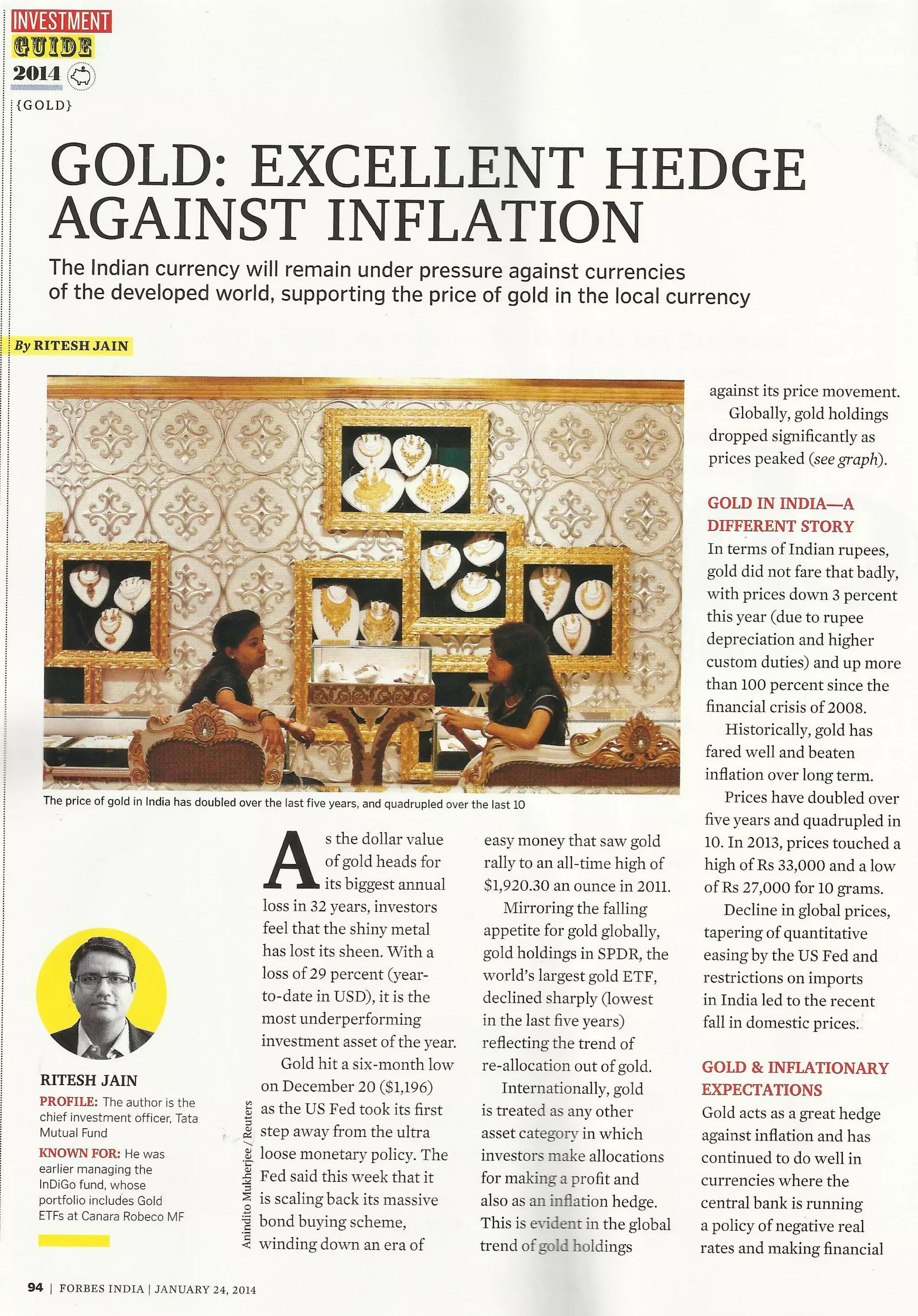 Gold is an excellent hedge against inflation | PDF