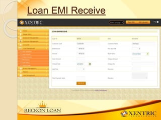 Loan EMI Receive
 