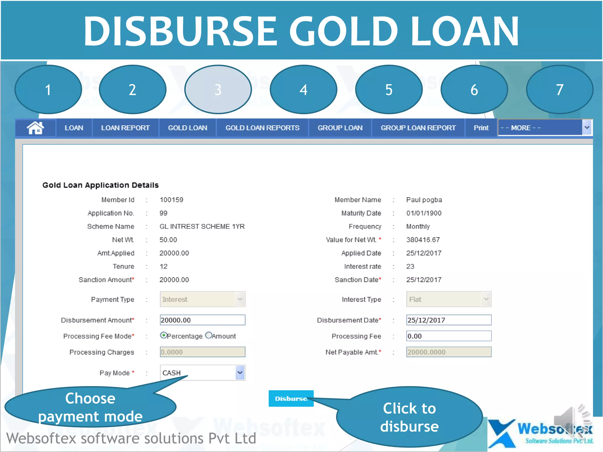 Gold loan software, Gold Loan Management software features | PPSX