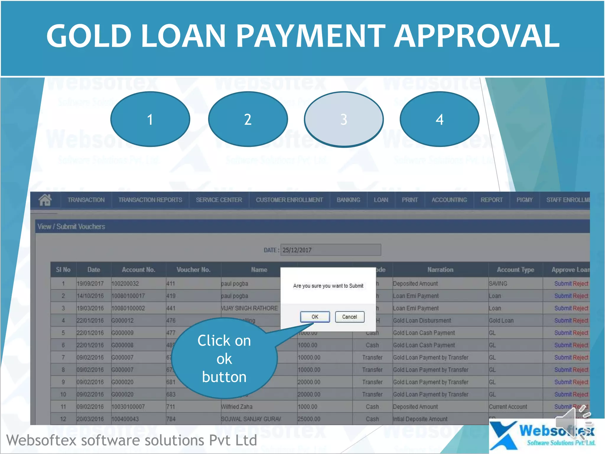 Gold loan software, Gold Loan Management software features | PPSX