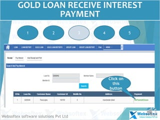 Gold loan software, Gold Loan Management software features | PPSX