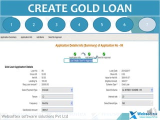 Gold loan software, Gold Loan Management software features | PPSX