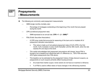 [Goldman Sachs] A mortgage product primer | PDF