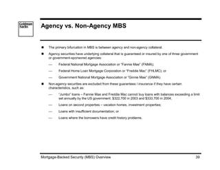 [Goldman Sachs] A mortgage product primer | PDF