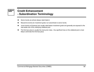 [Goldman Sachs] A mortgage product primer | PDF