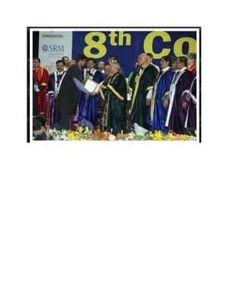 Gold medal from Masters Degree