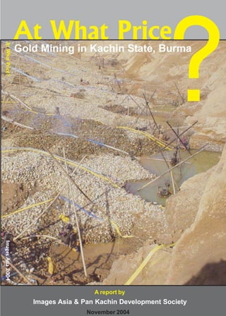 Gold Digger Shows Tourists Alluvial Gold Sand Mined in the Mine on