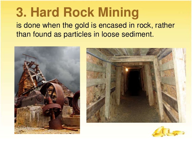 Gold mining process