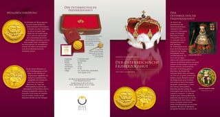 Kronen der Habsburger: Teil zwei der 100 Euro Goldmünzen Serie