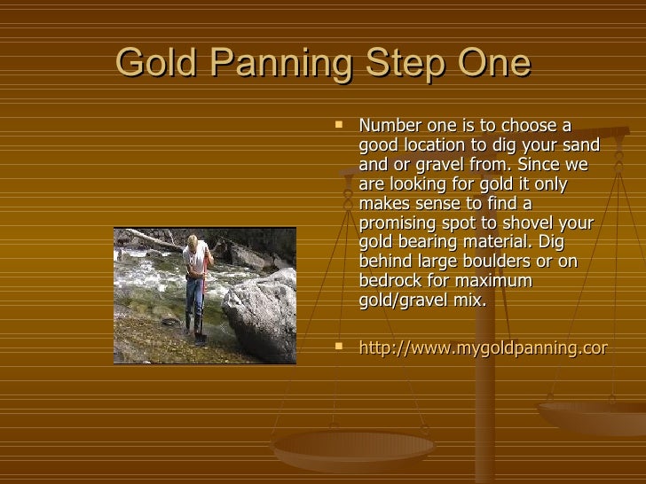 How to Pan for Gold