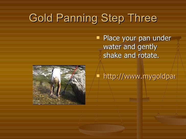 How To Pan For Gold