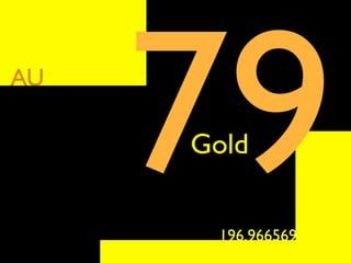 AU


     79
     Gold


      196.966569
 